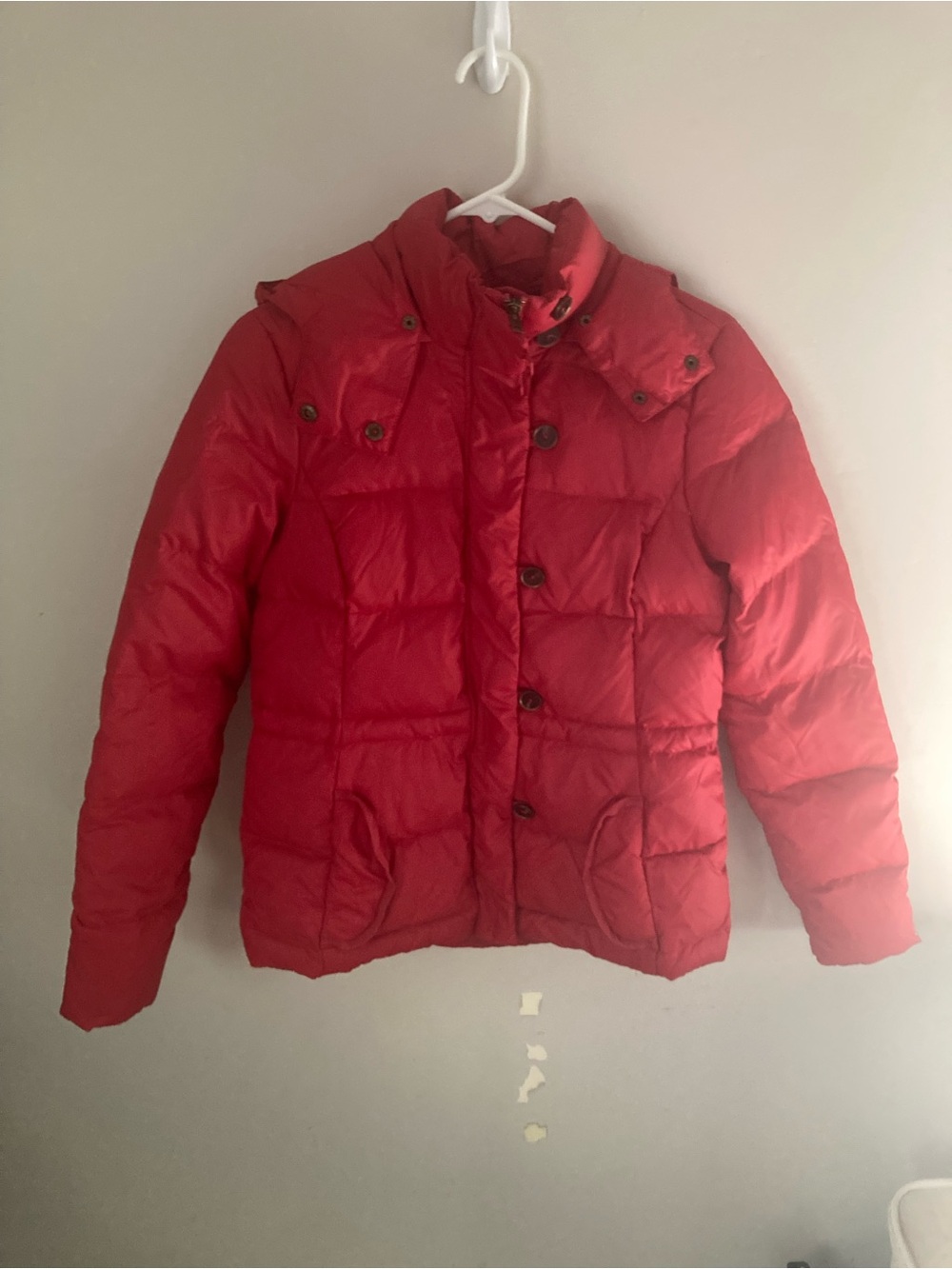 Tommy Hilfiger Kids Red Puffer Coat